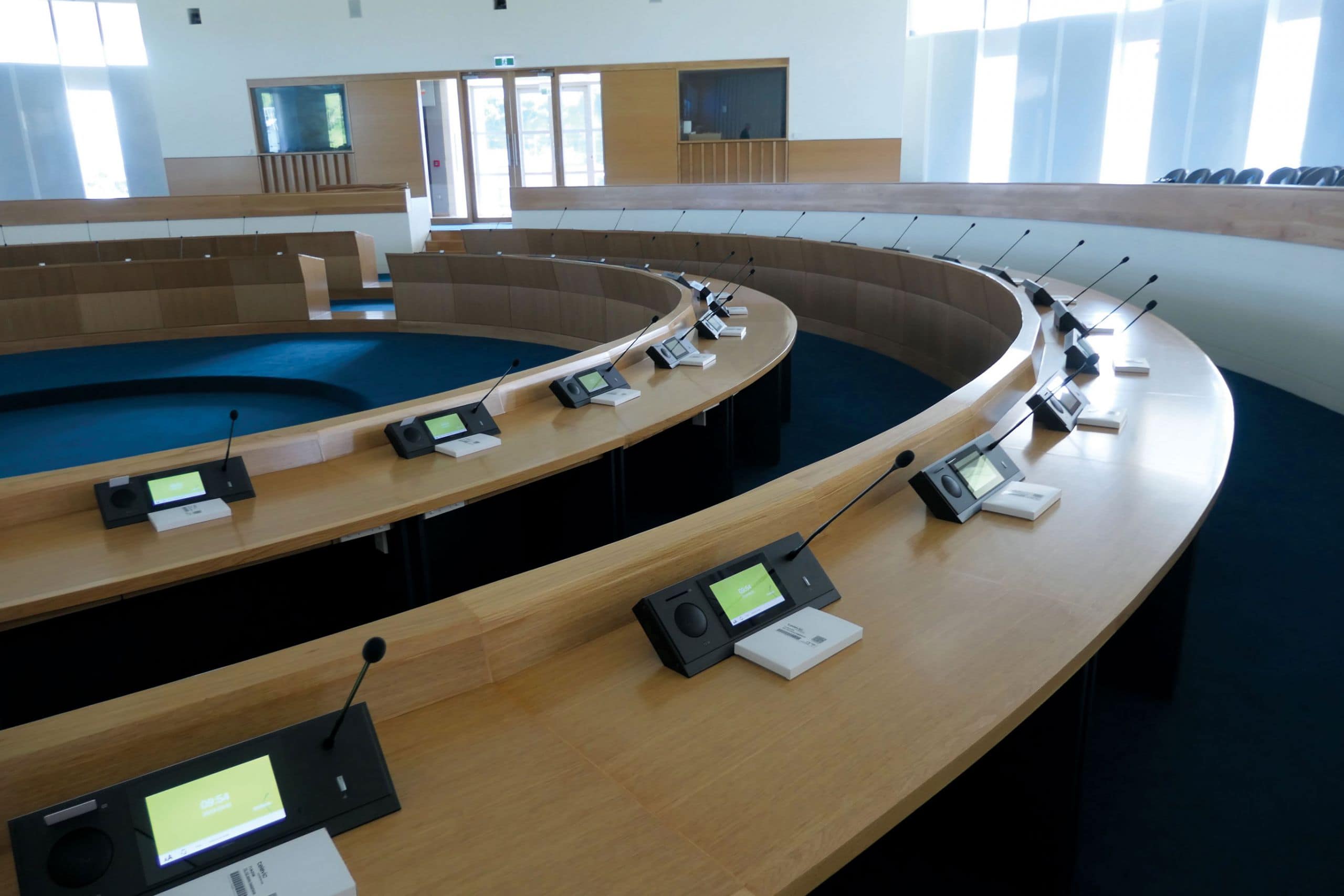 Audio Visual solutions for Government debate chambers